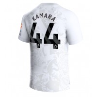 Camiseta Aston Villa Boubacar Kamara #44 Segunda Equipación Replica 2023-24 mangas cortas